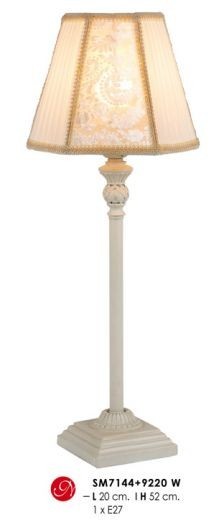 White and black lamps