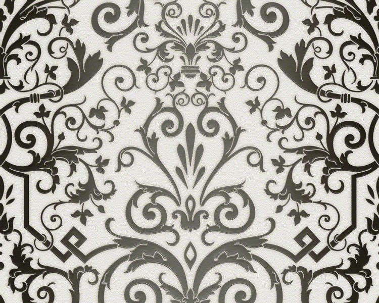 Barock Tapete Wei? Schwarz : Tapete Wei? Schwarz Barockmuster Designer Tapete Versace Home Barock Tapete Wei? Schwarz : Tapete Wei? Schwarz Barockmuster Designer Tapete Versace Home