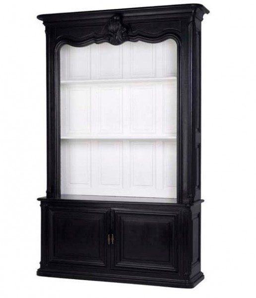 luxus wohnzimmer schränke:Luxus Bücher Schrank Schwarz Massivholz Modell Bordeaux Wohnzimmer luxus wohnzimmer schränke:Luxus Bücher Schrank Schwarz Massivholz Modell Bordeaux Wohnzimmer
