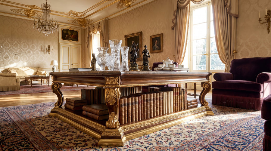 Table basse à plusieurs niveaux : doubler la surface de rangement