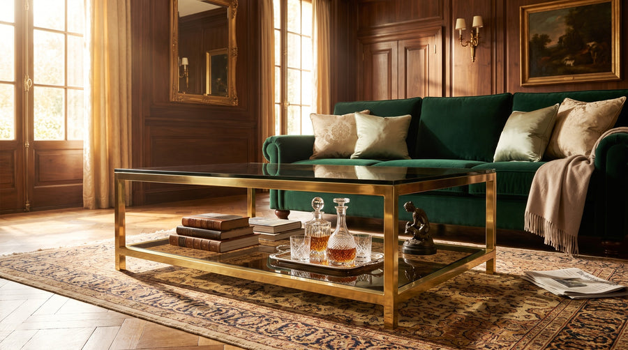Table basse avec compartiment de rangement : créer de l'ordre dans l'espace de vie