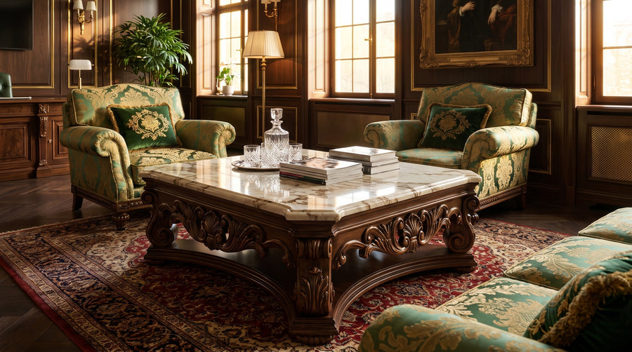Coffee tables in waiting areas: stability before appearance