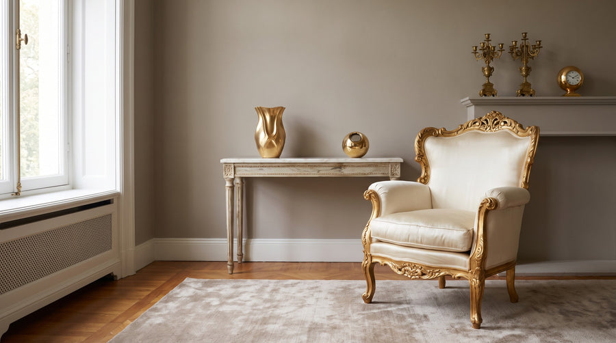 Using Gold Sparingly: How Much Shine a Room Can Handle