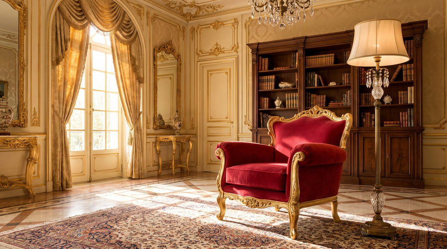 Fauteuils dans la bibliothèque : planifier la position de lecture et l'incidence de la lumière