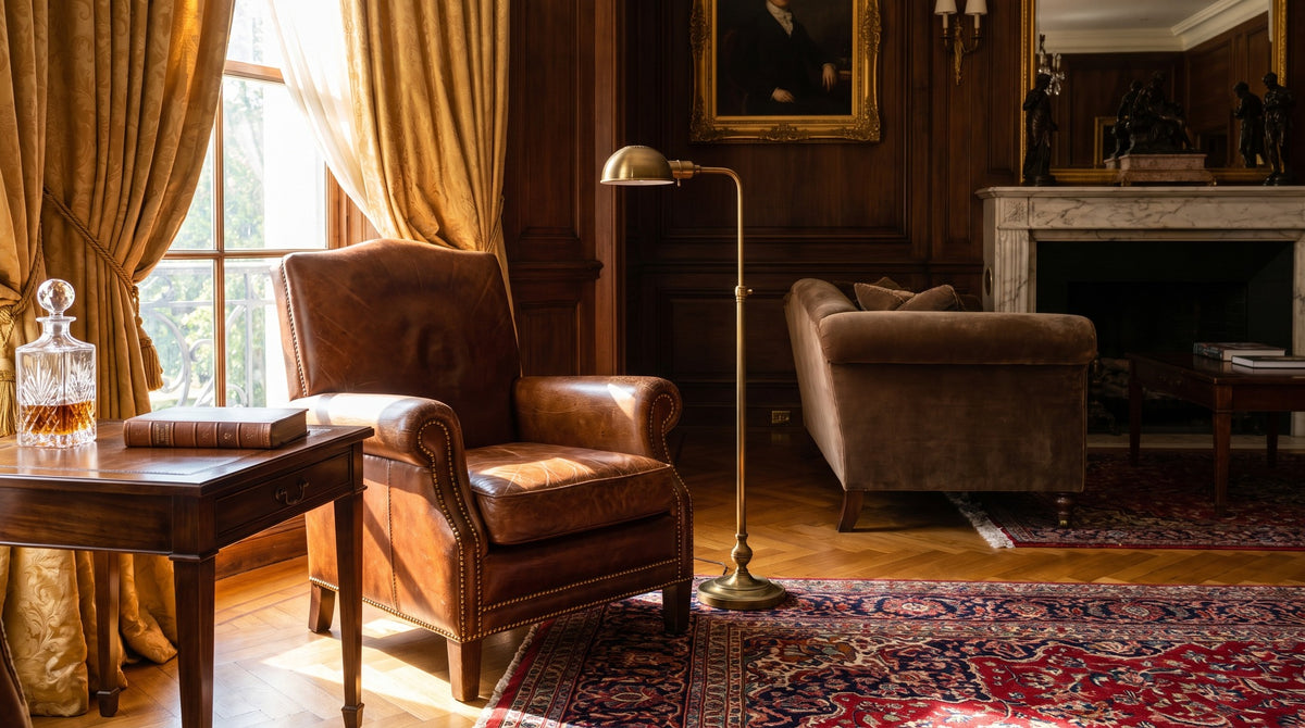 Leather armchairs: plan for patina from the start