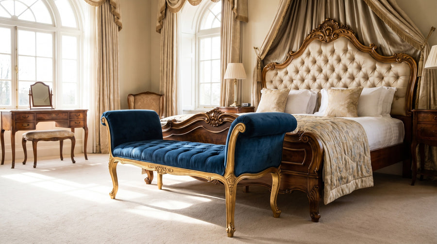 Bench at the Foot of the Bed: Creating a Visual Finish