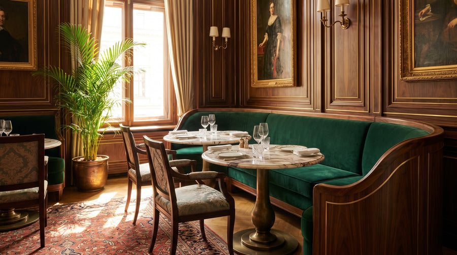 Bench Seating in Restaurants: Efficient Use of Wall Space