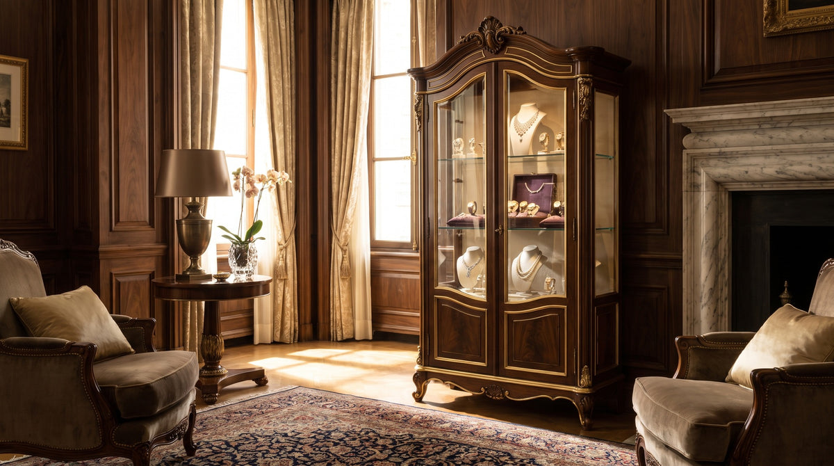 Vitrine dans la chambre d'hôtel : présenter ses objets de valeur en toute sécurité