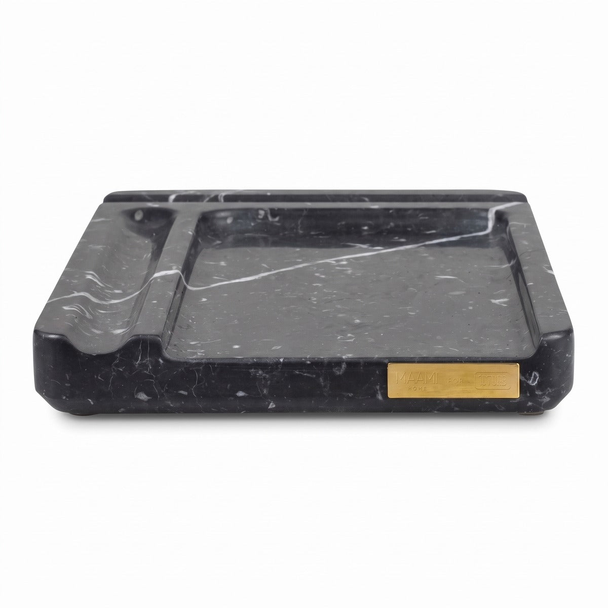 Casa Padrino Luxus Marmor Telefon, Stift und Notizblock Ablage Schwarz - Luxury Collection (KI Studio)