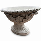 Casa Padrino Luxus Barock Blumentopf Grau Ø 100 x H. 60 cm - Made in Italy (KI Garten 37_01)