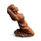 Casa Padrino Jugendstil Garten Deko Skulptur Frau Rost H. 72,6 cm (KI Garten 39_03)