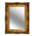 Casa Padrino Barock Wandspiegel Gold Antik-Look Höhe 121 cm, Breite 90 cm - Massiv & Prunkvoll