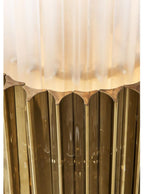 Casa Padrino Designer Tischleuchte Gold 33 x H. 96 cm - Luxus Tischlampe