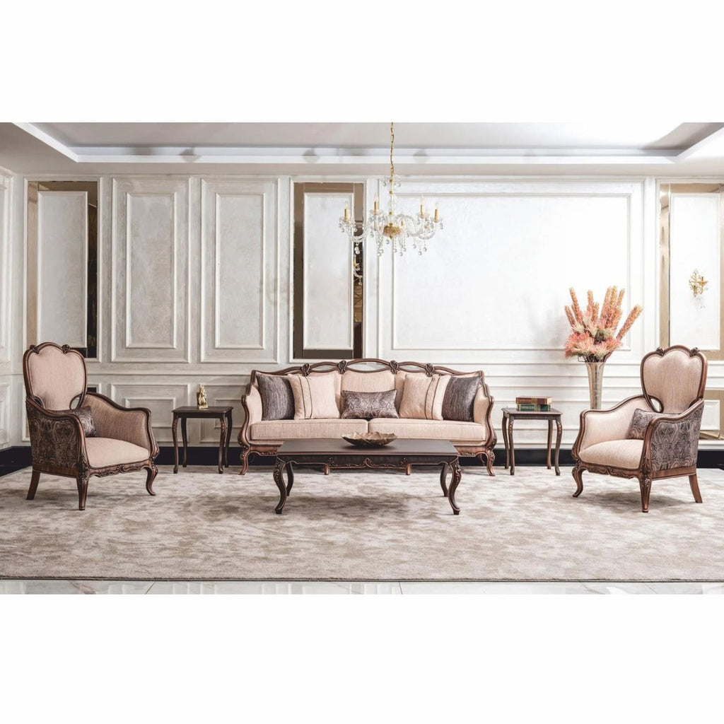 Casa Padrino Luxus Barock Beistelltisch Braun H. 57 cm - Barock Wohnzimmer Möbel