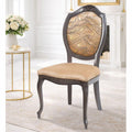 Casa Padrino Luxus Barock Esszimmer Stuhl Braun / Schwarz H. 106 cm - Barock Esszimmer Möbel