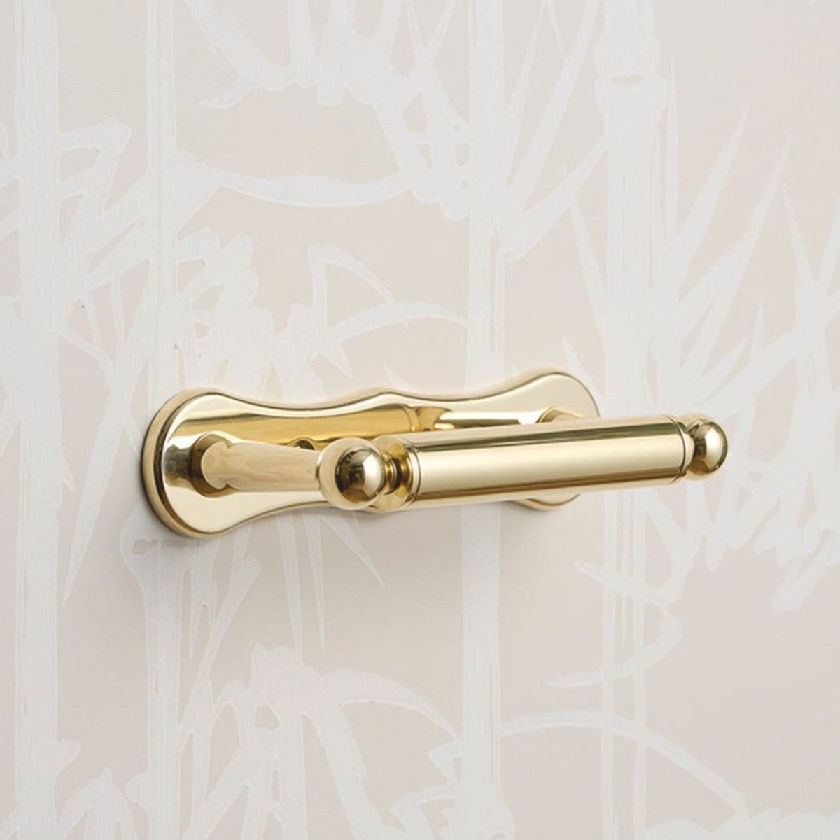 Casa Padrino Luxus Jugendstil Toilettenpapierhalter Messing 19 cm - Badezimmer Accessoires