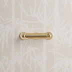 Casa Padrino Luxus Jugendstil Toilettenpapierhalter Messing 19 cm - Badezimmer Accessoires