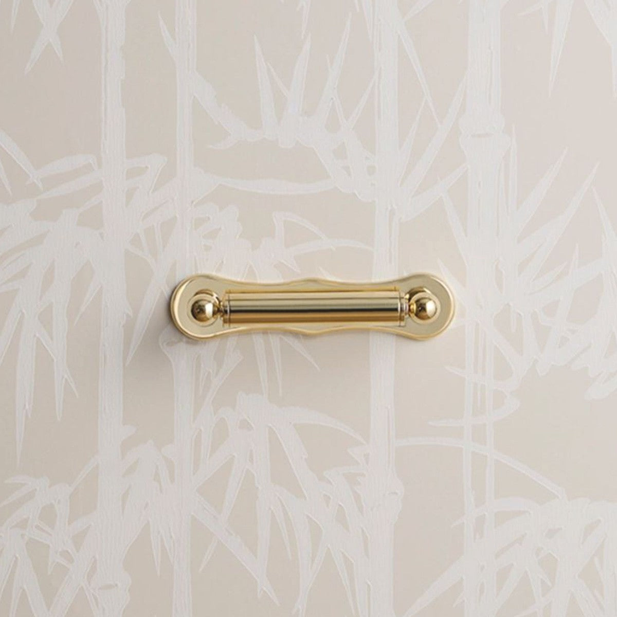 Casa Padrino Luxus Jugendstil Toilettenpapierhalter Messing 19 cm - Badezimmer Accessoires