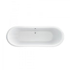 Casa Padrino freistehende Retro Badewanne Modell BAdm180 in Weiß, 1800 x 885 x 745 mm