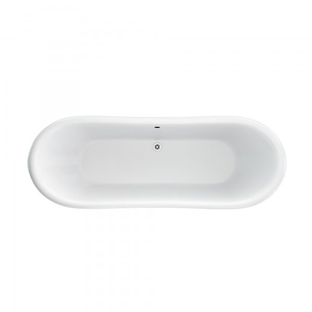 Casa Padrino freistehende Retro Badewanne Modell BAdm180 in Weiß, 1800 x 885 x 745 mm