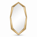 Casa Padrino Luxus Designer Spiegel Gold 81 x H. 157 cm - Achteckiger Metall Wandspiegel - Garderoben Spiegel - Wohnzimmer Spiegel - Luxus Designer Möbel - Luxus Interior (KI Studio)