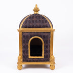 Pompöös by Casa Padrino Barock Katzenhaus Lila / Gold - Pompööser Katzen Tempel designed by Harald Glööckler - Pompööse Tiermöbel im Barockstil (KI Studio)