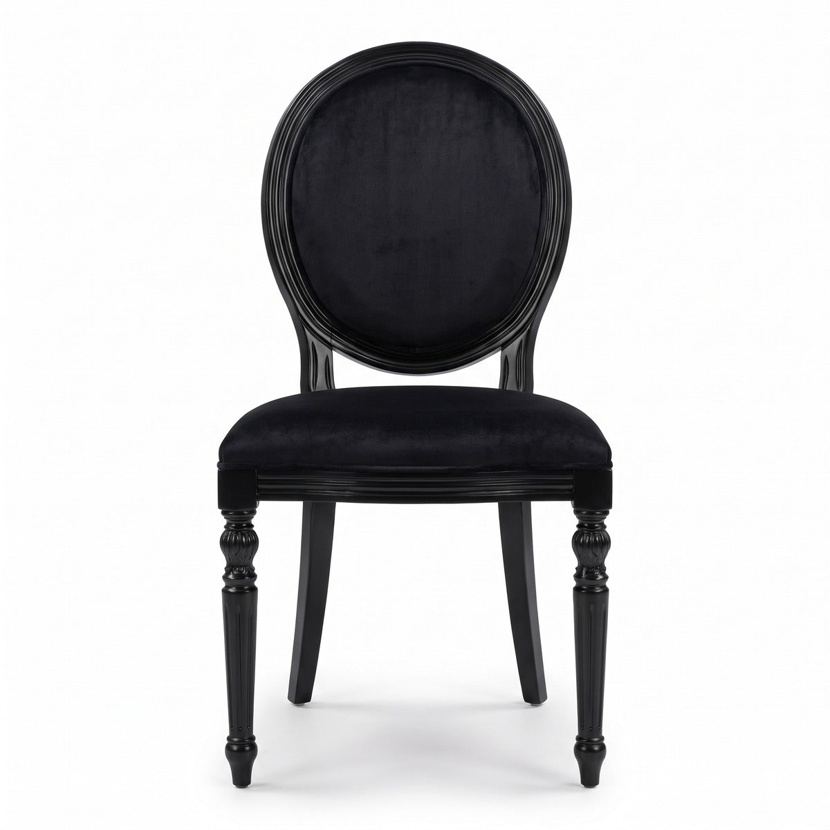 Casa Padrino Luxus Art Deco Samt Esszimmer Stuhl Schwarz - Art Deco Massivholz Stuhl - Art Deco Esszimmer Möbel - Art Deco Möbel - Art Deco Einrichtung - Luxus Möbel im Art Deco Stil (KI Studio)