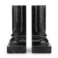 Casa Padrino Luxus Marmor Buchstützen Set Barock Säulen Schwarz H. 21 cm (KI Studio)