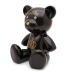 Harald Glööckler Luxus Designer Deko Teddybär Skulptur Pompöös by Casa Padrino Schwarz / Gold - Glööckler Deko Figur - Designer Deko Figur Teddy (KI Ansicht) 3