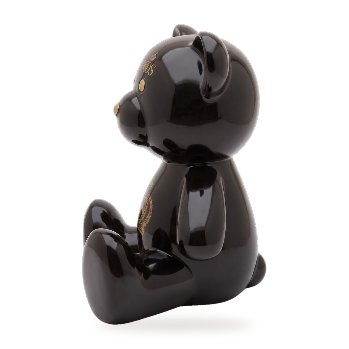 Harald Glööckler Luxus Designer Deko Teddybär Skulptur Pompöös by Casa Padrino Schwarz / Gold - Glööckler Deko Figur - Designer Deko Figur Teddy (KI Ansicht) 2