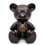 Harald Glööckler Luxus Designer Deko Teddybär Skulptur Pompöös by Casa Padrino Schwarz / Gold - Glööckler Deko Figur - Designer Deko Figur Teddy (KI Ansicht) 1