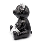 Casa Padrino Luxus Deko Figur Boxer Teddybär Schwarz / Weiß 50 cm - Deko Skulptur (KI Ansicht) 2