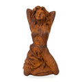 Casa Padrino Jugendstil Garten Deko Skulptur Frau Rost H. 72,6 cm (KI weiss) 1
